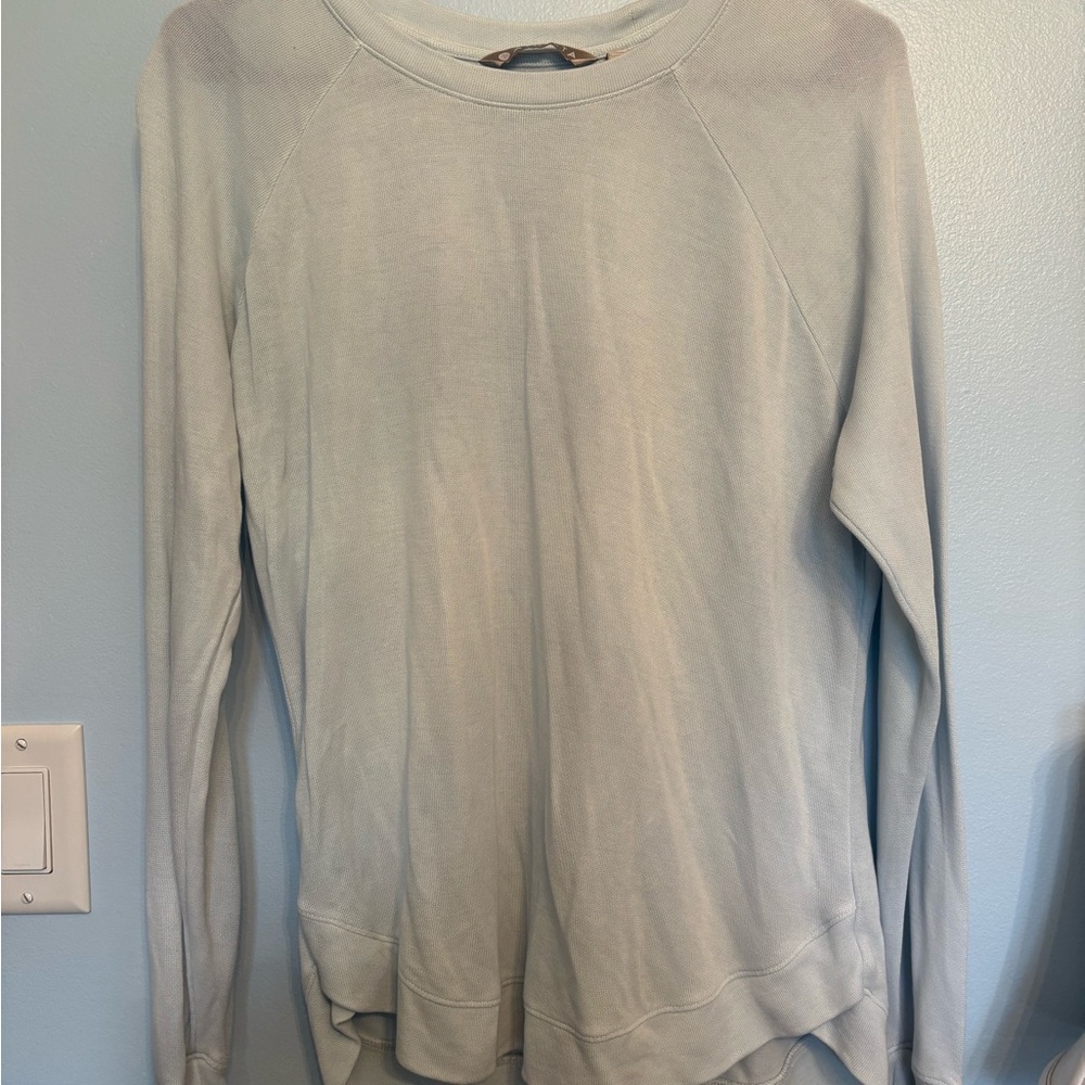 Athleta Light Blue Crew Neck